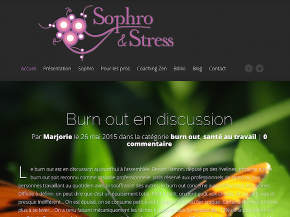 Sophrologie & Stress